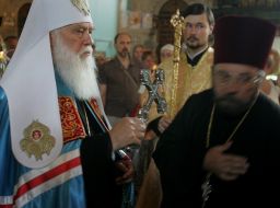 Filaret at divine service