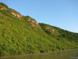 Dnestr river during a flood