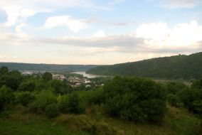Dnestr river during a flood