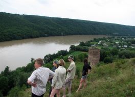 Dnestr river during a flood