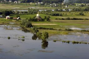 Flooded fields