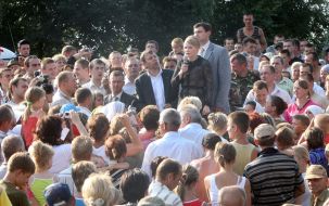 Yuliya Timoshenko and Nikolay Kmit