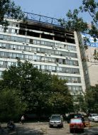 Пожар в высотном здании в Днепропетровске