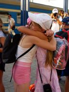 Children from victim regions arrive to Crimea