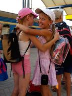 Children from victim regions arrive to Crimea