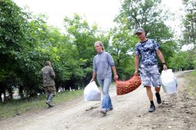 Victims in Dovge village
