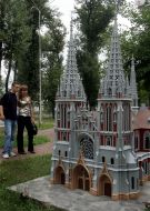 ”Kiev in miniature” park - Nikolayevsky Roman Catholic church