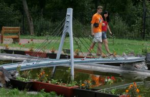 ”Kiev in miniature” park - Moskovsky bridge