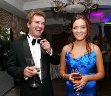 Aleksandr Ponomarev with his wife Viktoriya