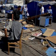 A market «Festivalniy» on Troeschina