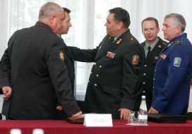 Ukrainian officers