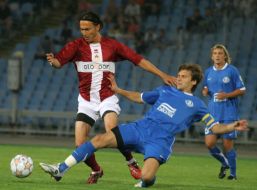 Soccer. FC «Dnepr» (Dnepropetrovsk) - FC «Bellinzona» (Switzerland)