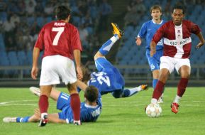 Soccer. FC «Dnepr» (Dnepropetrovsk) - FC «Bellinzona» (Switzerland)
