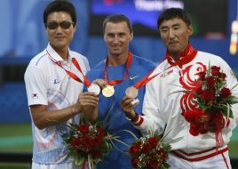 Viktor Ruban, Bair Badenov and Park Kyung-mo