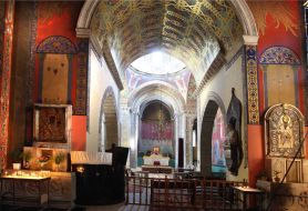 Church members in the Armenian cathedral