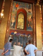 Church members in the Armenian cathedral