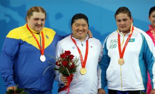 Olga Korobka, Miran Jang and Mariya Grabovetskaya