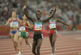 Janeth Jepkosgei Busienei and Pamela Jelimo