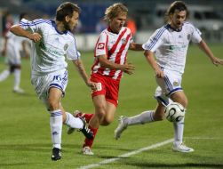 Milos Ninkovic, Artem Milevskiy and Eugen Yevseyev