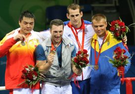 Vyacheslav Glazkov and medal winners