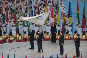 Grand closing ceremony of ХXІХ summer Olympic games