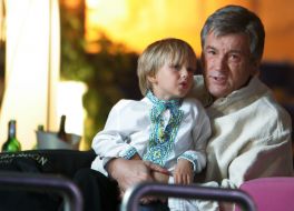 Victor Yushchenko with son