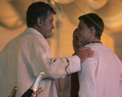 Виктор Ющенко и Олесь Довгий