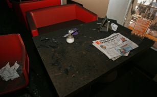 Обгоревшее кафе «Кафка»