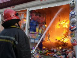 Another fire at the «Barabashovo» market