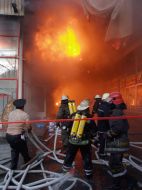 Another fire at the «Barabashovo» market