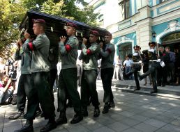 Farewell with the deputy Mikhail Sirota