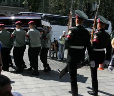 Farewell with the deputy Mikhail Sirota