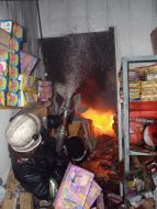 Another fire at the «Barabashovo» market