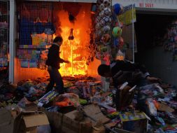 Another fire at the «Barabashovo» market