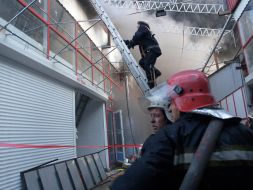 Чергова пожежа на ринку «Барабашово»