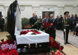 Farewell with the deputy Mikhail Sirota