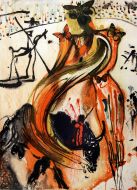 Reproduction of picture of Salvador Dali ”Corrida”