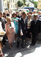 Arseniy Yatsenyuk and tamara Smovzhenko