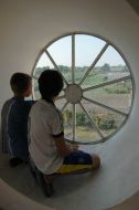 Boys at Lutheran church