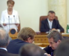 Yuliya Timoshenko and Viktor Pinzenyk