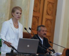 Yuliya Timoshenko and Viktor Pinzenyk