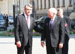 Viktor Yushchenko and Richard Cheney