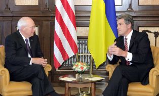 Viktor Yushchenko and Richard Cheney