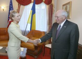 Yuliya Timoshenko and Richard Cheney