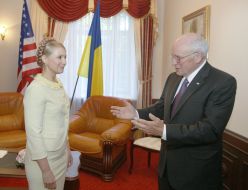 Yuliya Timoshenko and Richard Cheney