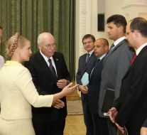 Yuliya Timoshenko and Richard Cheney