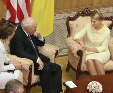 Yuliya Timoshenko and Richard Cheney