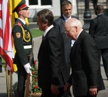 Viktor Yushchenko and Richard Cheney