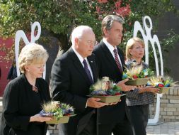 Viktor and Yekaterina Yushchenko, Richard and Lynne Cheney