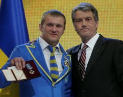 Viktor Yushchenko and Roman Gontyuk